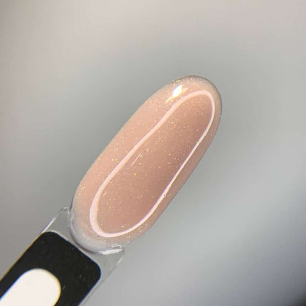 Saga Gel Lichid №18 Bej închis cu sclipici 15ml