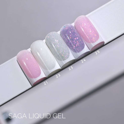 Saga Gel Lichid №24 Lavandă cu folie 15ml