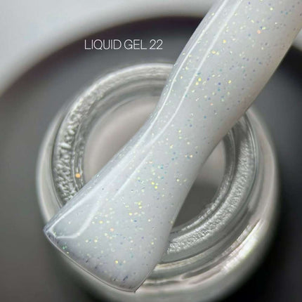 Saga Gel Lichid №22 Lapte cu sclipici 15ml
