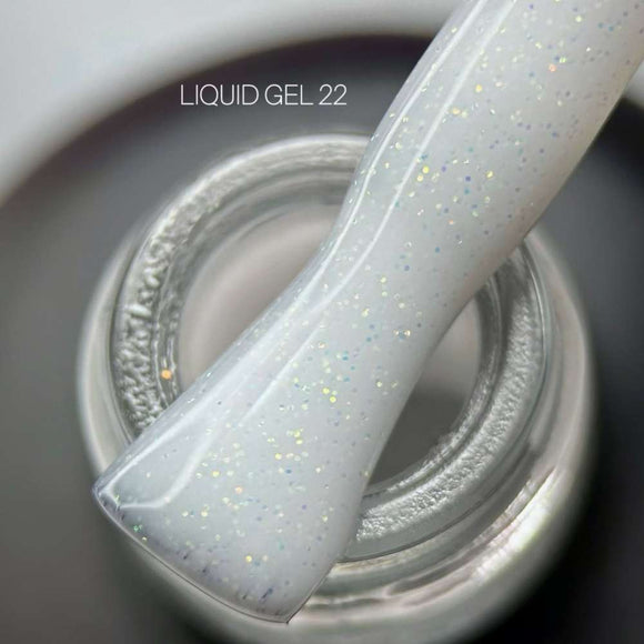 Saga Gel Lichid №22 Lapte cu sclipici 15ml