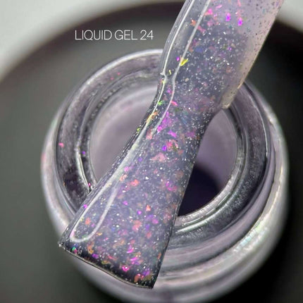 Saga Gel Lichid №24 Lavandă cu folie 15ml