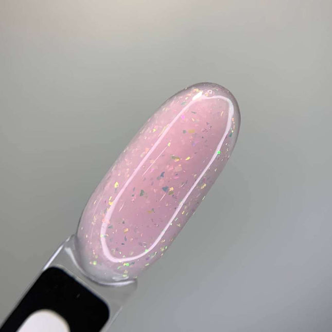 Saga Liquid Gel №25 Blush pink with foil 15ml