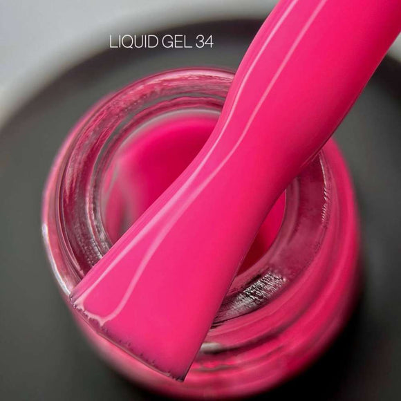 Saga Liquid Gel №34 Барбі рожевий 15ml