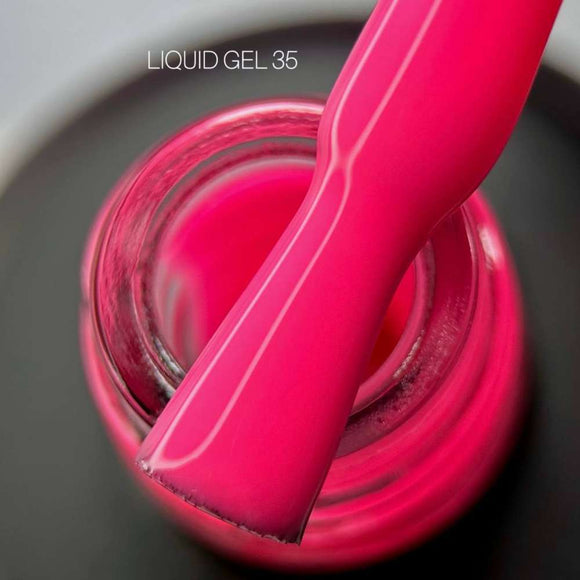 Saga Рідкий гель №35 Неоновий рожевий 15ml