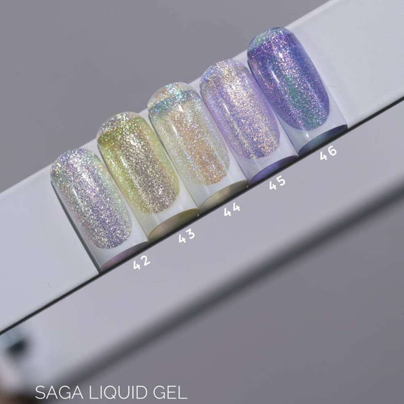Saga Рідкий гель №35 Неоновий рожевий 15ml