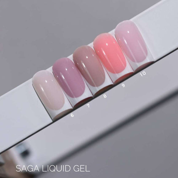 Saga Liquid Gel №08 Milky beige 15ml