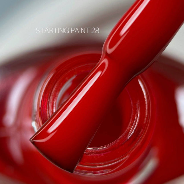 Vopsea Stamping №28 Classic roșu 8ml Saga Professional