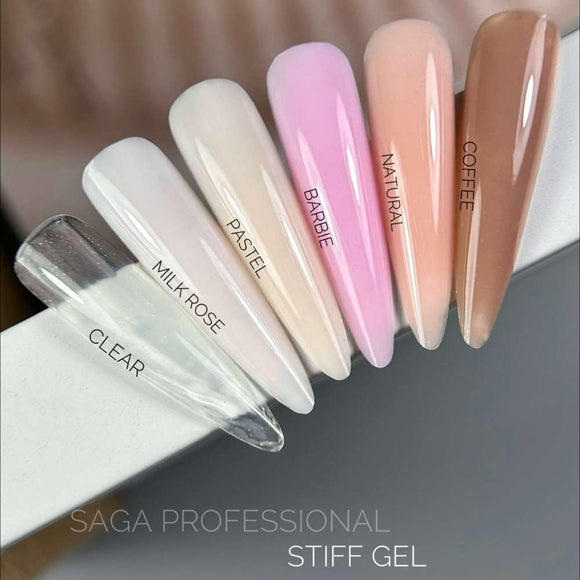 Saga Жорсткий гель Natural 15ml