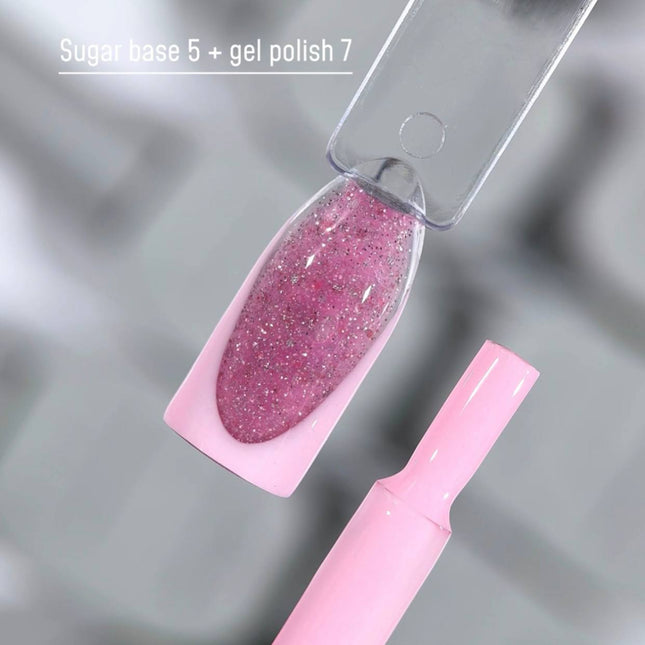 Saga Leaf Base №01 Albastru vivid cu folie argintie 9ml