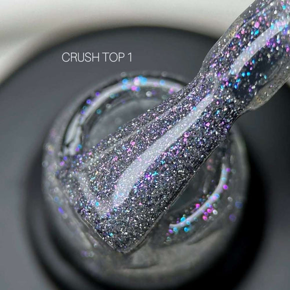 Saga Top Crush №01 with purple blue shimmer 9ml
