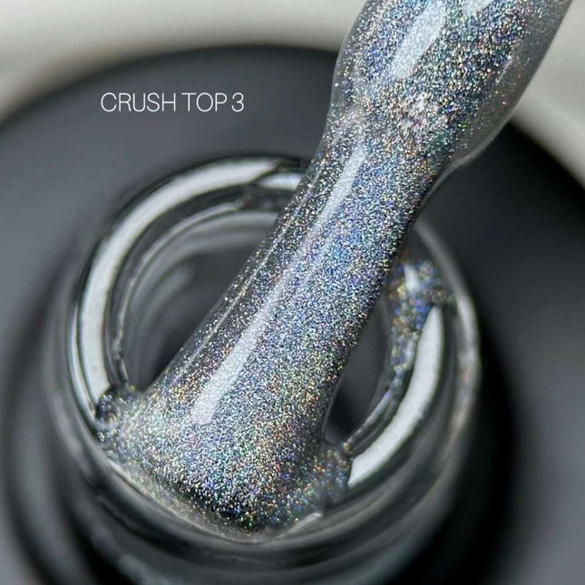 Saga Top Crush №03 with holographic cat eye effect 9ml