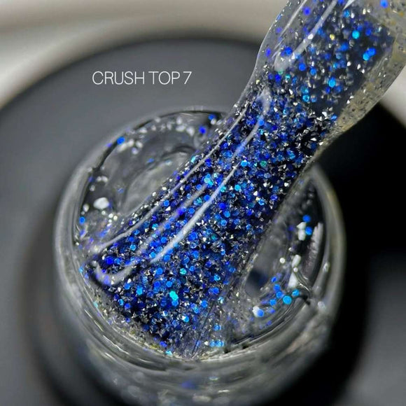 Saga Top Crush №07 cu sclipici albastru cameleon 9ml