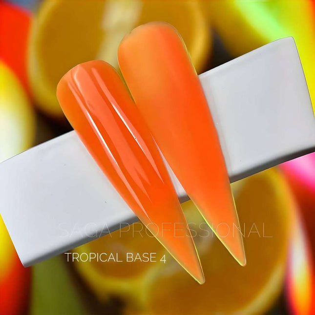 Saga Leaf Base №01 Albastru vivid cu folie argintie 9ml