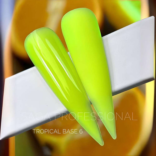 Saga Leaf Base №01 Albastru vivid cu folie argintie 9ml