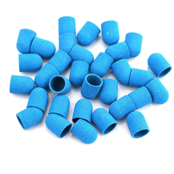 Sand cap - 10*15mm Size:S set 5 pcs - Blue 80 grit - Sanding caps