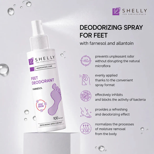 Cremă regeneratoare pentru picioare cu alantoină, extract de bambus și unt de shea Shelly 250 ml