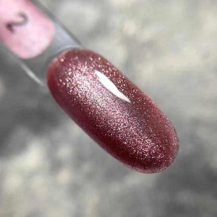 Edlen Cat Eye Sparkle №2 Garnet Red 9ml