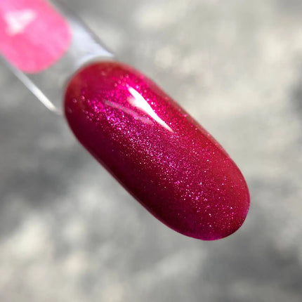Edlen Cat Eye Sparkle №4 Малиновый 9ml
