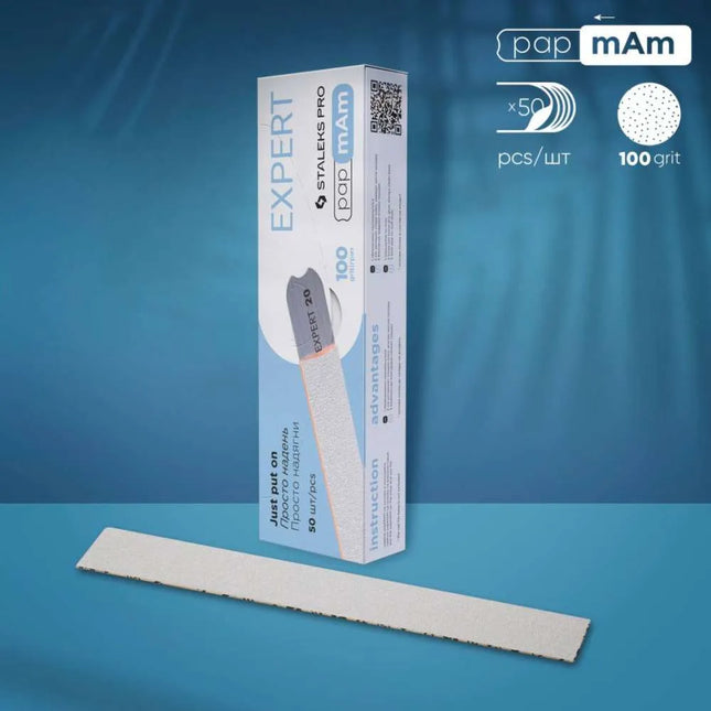Disposable Files papmAm Staleks Expert 22 100 grit 50 pcs