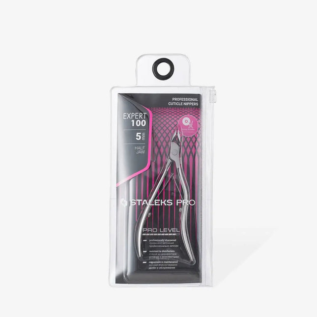 Foarfecă pentru cuticule Staleks Expert 100, 5 mm