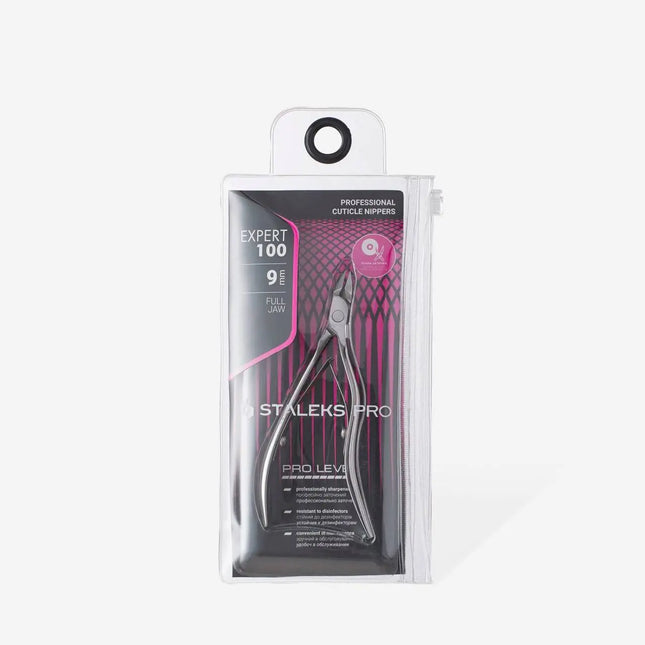 Foarfecă pentru cuticule Staleks Expert 100, 9 mm