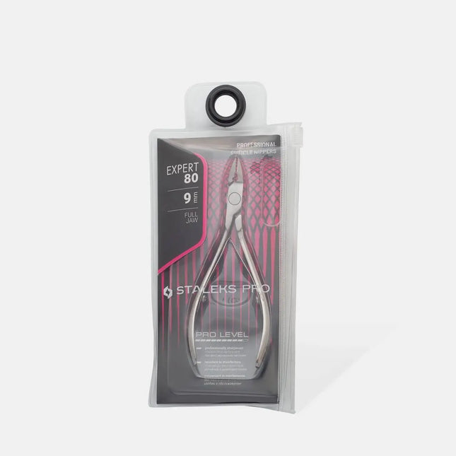 Foarfecă pentru cuticule Staleks Expert 80, 9 mm