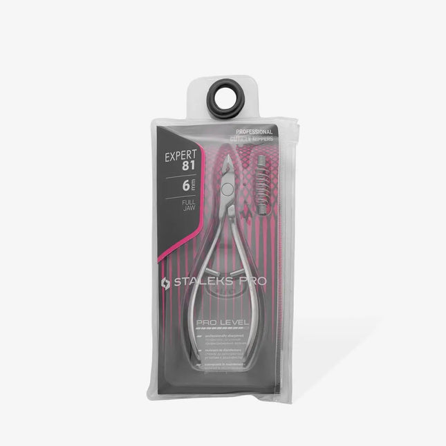 Foarfecă pentru cuticule Staleks Expert 81, 6 mm