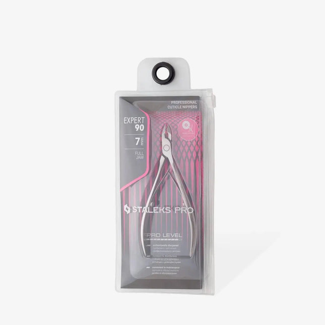 Clești pentru cuticule Staleks Expert 90, 7 mm