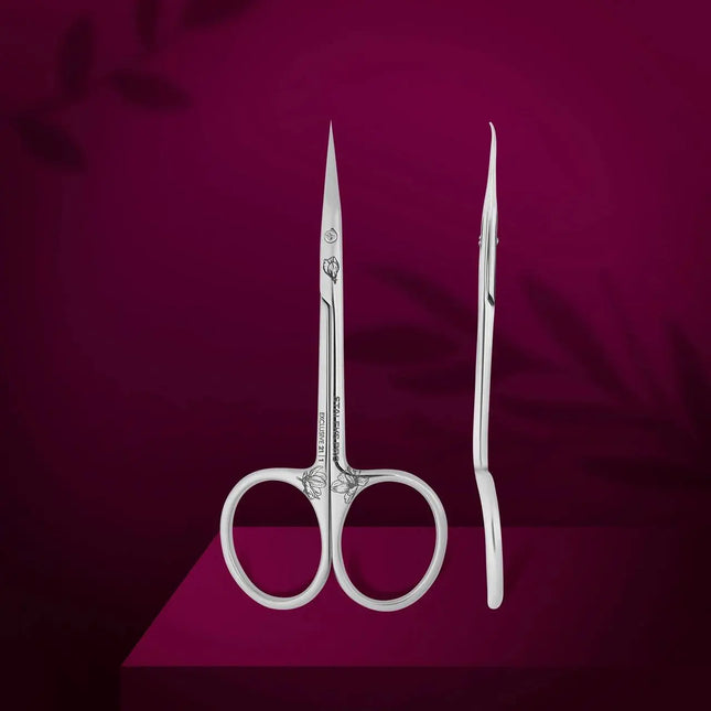 Foarfecă pentru cuticule Staleks cu cârlig Exclusive 21 Tip 1 (Magnolia)