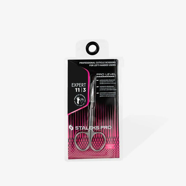 Foarfecă pentru cuticule Staleks pentru stângaci Expert 11 Tip 3