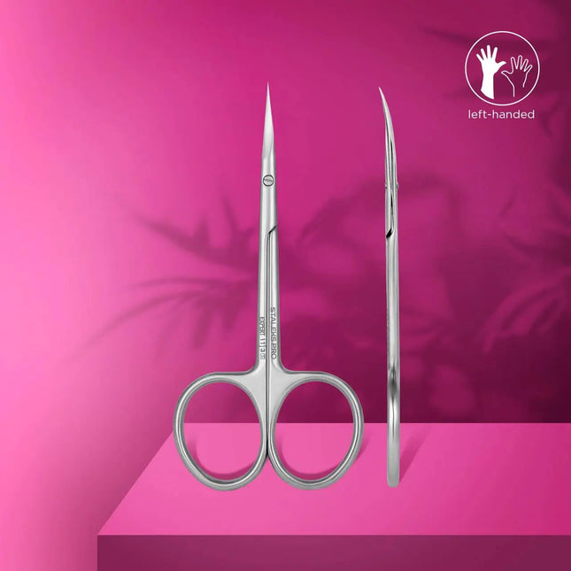 Foarfecă pentru cuticule Staleks pentru stângaci Expert 11 Tip 3