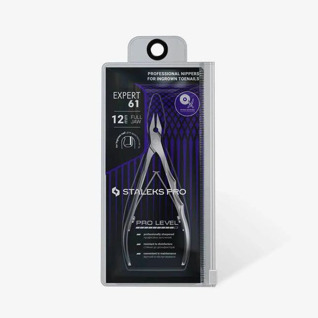 Clește Staleks Expert 61 pentru unghii încarnate, 12 mm