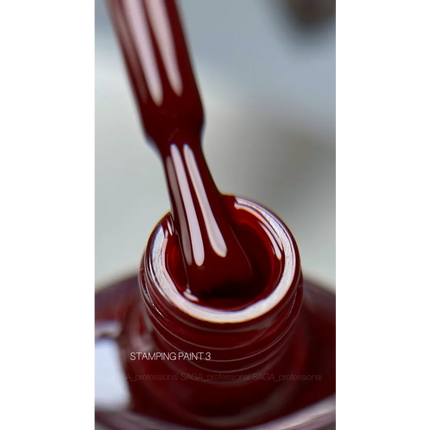 Stamping Paint №3 8ml Saga Professional - Stamping Paint