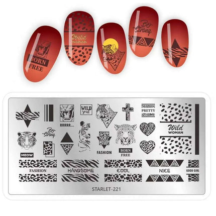 Plăcuță pentru Stamping Starlet №221