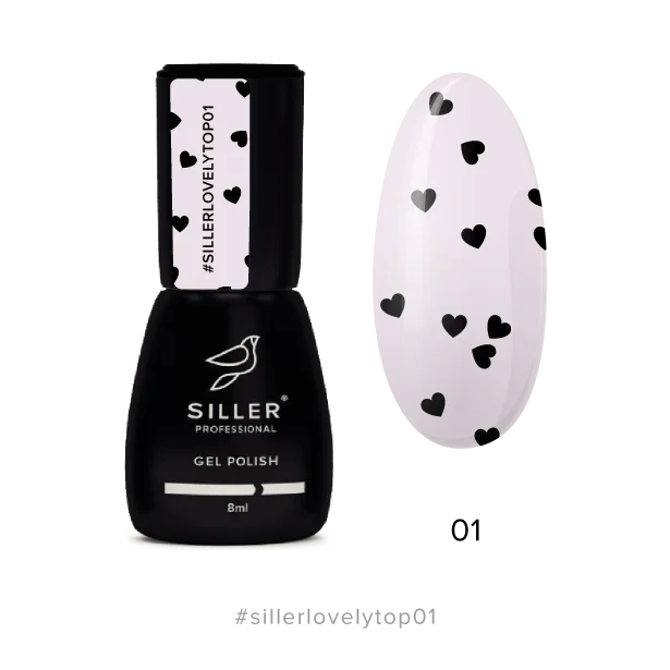 Top Lovely №1 8 ml Siller - Top Coat