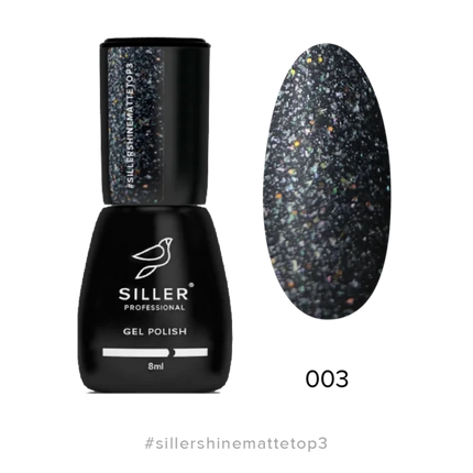 Top Matt Shine №3 8 ml Siller - Top Coat