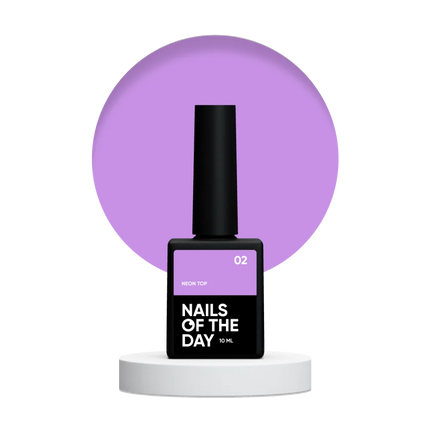 Top neon №2 10 ml NAILSOFTHEDAY - Top Coat
