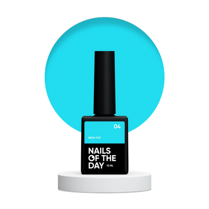 Top neon №4 10 ml NAILSOFTHEDAY - Top Coat