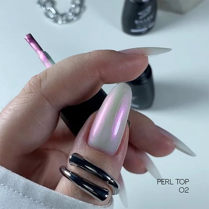 Top Perl №2 8 ml Siller - Top Coat